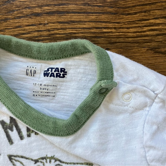 GAP x Star Wars Baby Yoda Onesie, 12-18 months - Picture 2 of 4